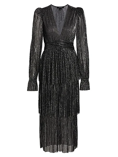 Marais Sequin Knit Midi-Dress