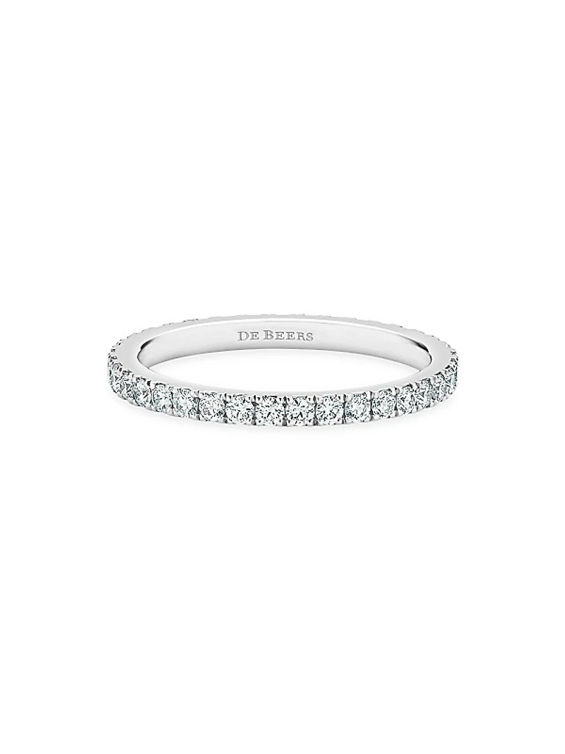 DB Classic Platinum & Diamond Eternity Band/1.8MM
