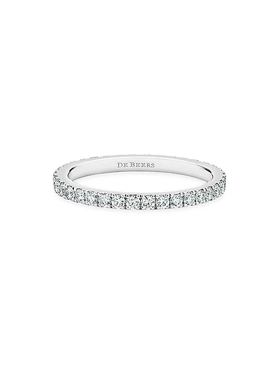 DB Classic Platinum & Diamond Eternity Band/1.8MM