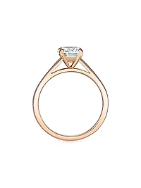DB Classic 18K Rose Gold & 1 TCW Brilliant-Cut Natural Diamond Engagement Ring