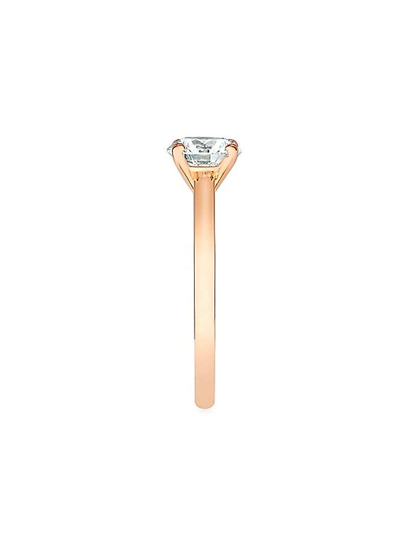DB Classic 18K Rose Gold & 1 TCW Brilliant-Cut Natural Diamond Engagement Ring
