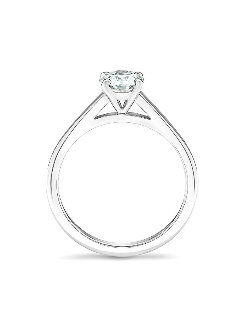 DB Classic Platinum & 0.7 TCW Brilliant-Cut Diamond Ring