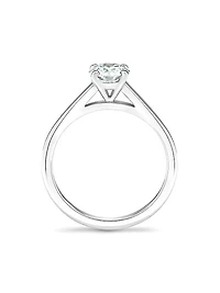 DB Classic Platinum & 0.7 TCW Brilliant-Cut Diamond Ring