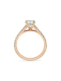 DB Classic 18K Rose Gold & 1.31 TCW Diamond Engagement Ring