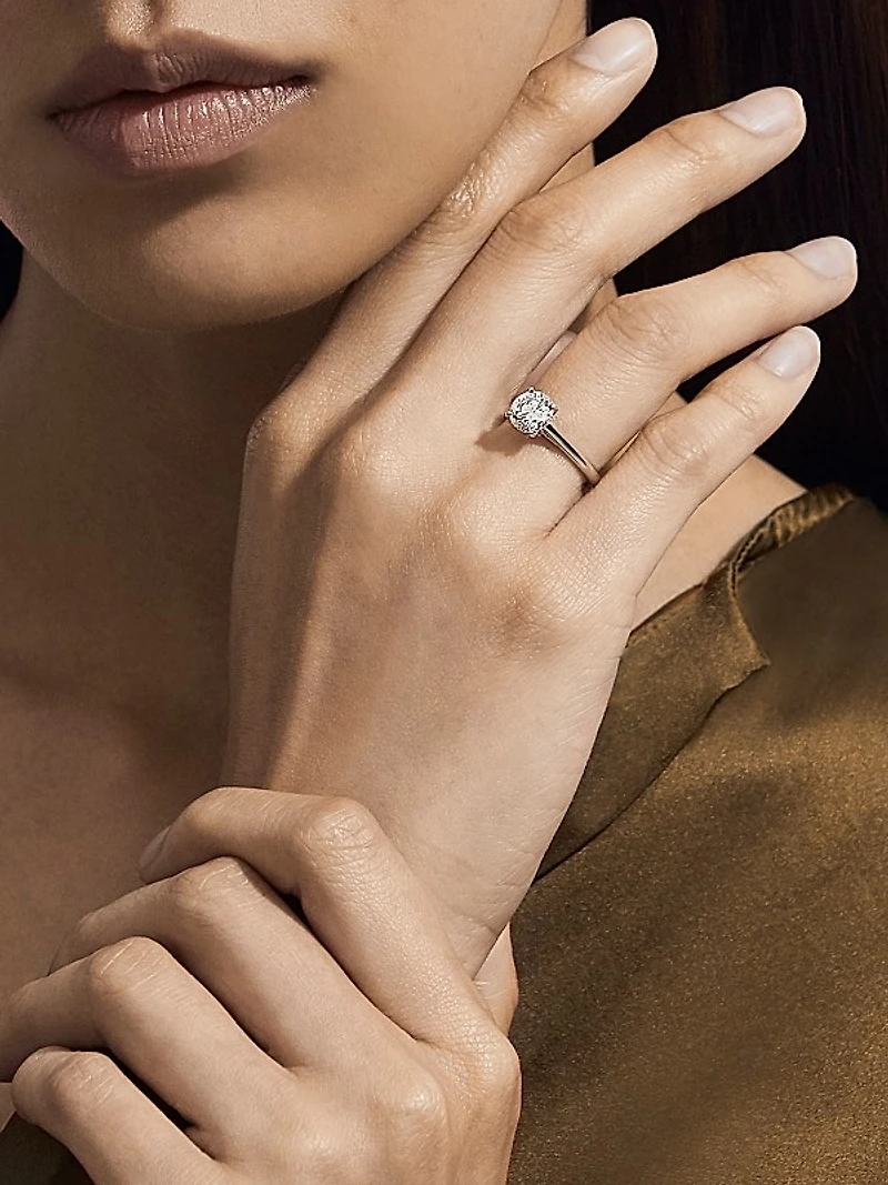 DB Classic Platinum & TCW Brilliant-Cut Diamond Engagement Ring