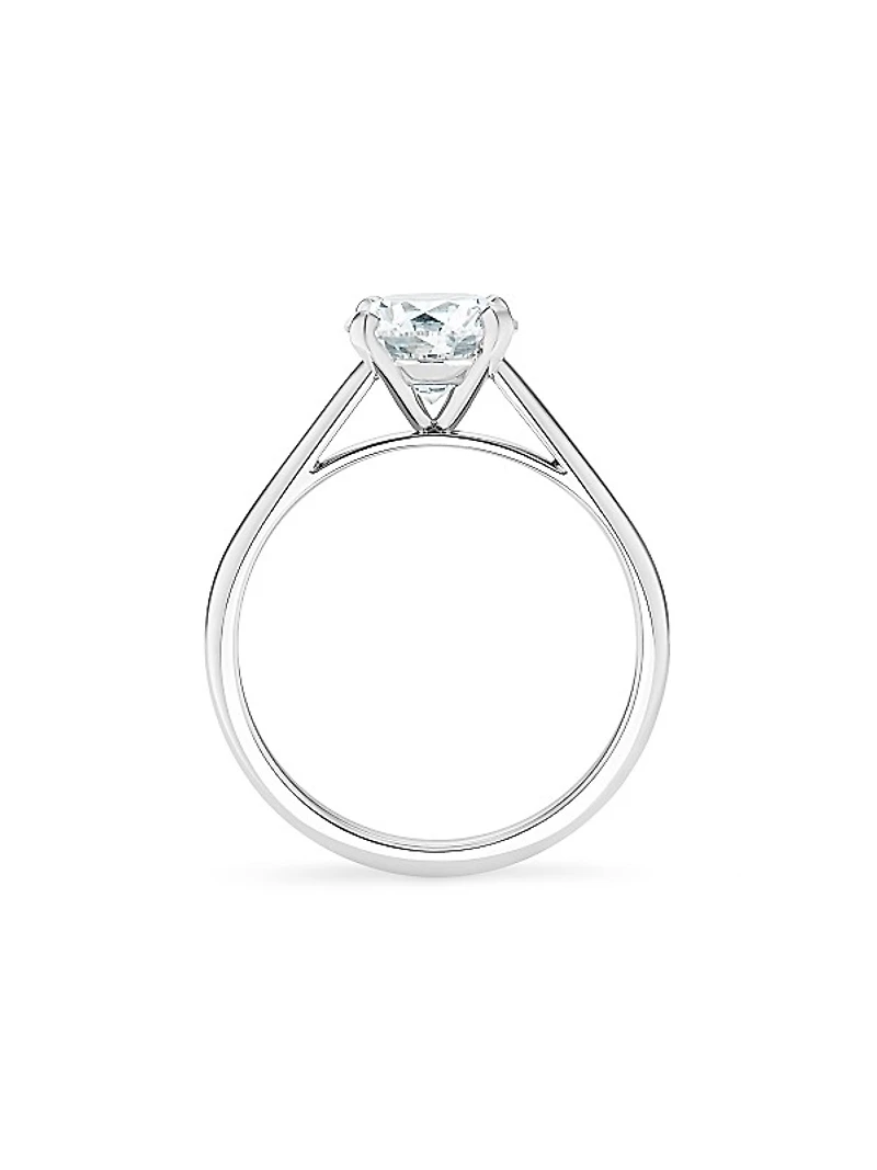 DB Classic Platinum & TCW Brilliant-Cut Diamond Engagement Ring