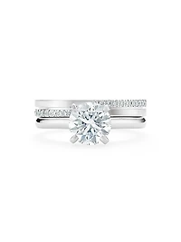 DB Classic Platinum & TCW Brilliant-Cut Diamond Engagement Ring