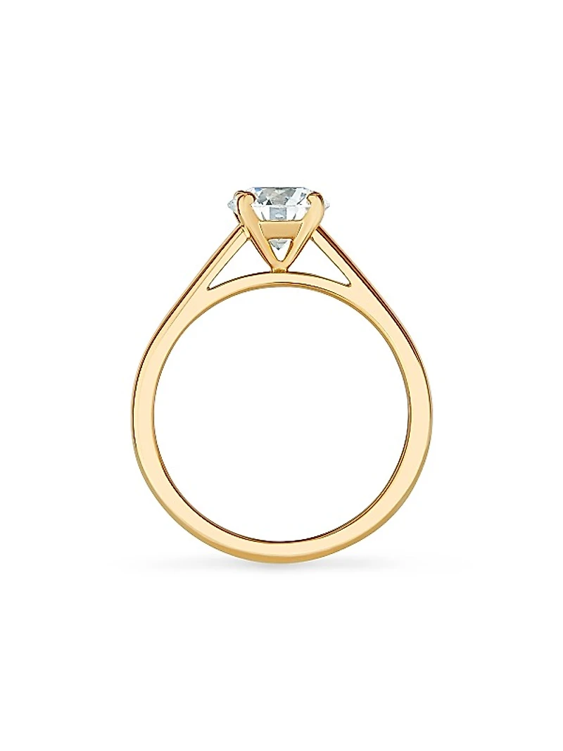 DB Classic 18K Yellow Gold & 1.07 TCW Brilliant-Cut Diamond Engagement Ring