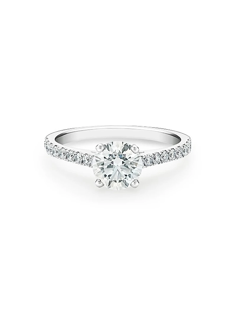 DB Classic Platinum & 1.27 TCW Diamond Engagement Ring