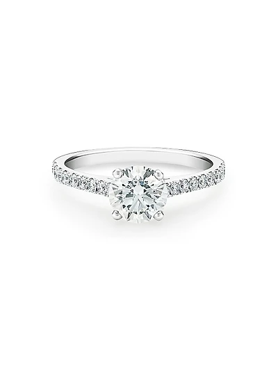 DB Classic Platinum & 1.27 TCW Diamond Engagement Ring