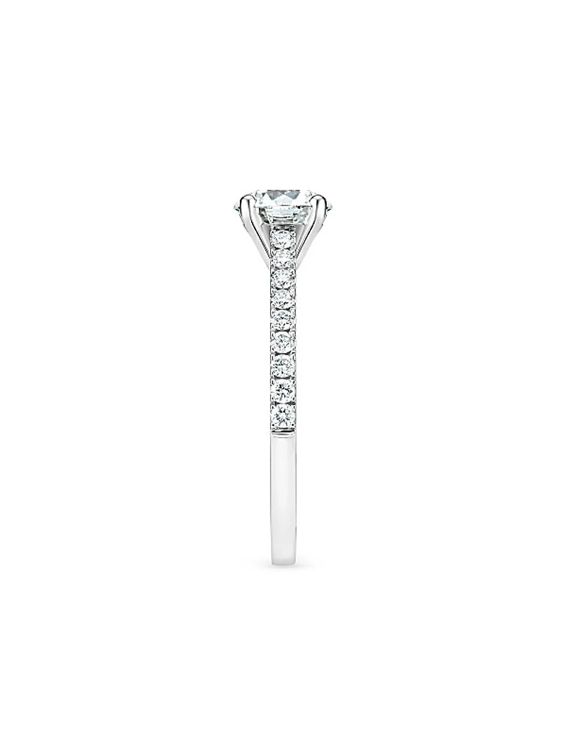 DB Classic Platinum & 1.27 TCW Diamond Engagement Ring