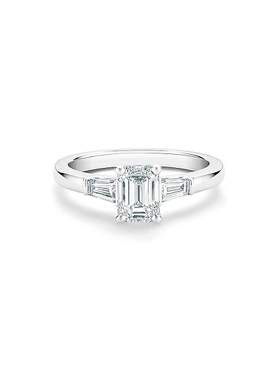 DB Classic Platinum & 1.27 TCW Diamond Engagement Ring