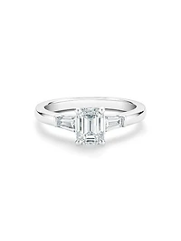 DB Classic Platinum & 1.27 TCW Diamond Engagement Ring