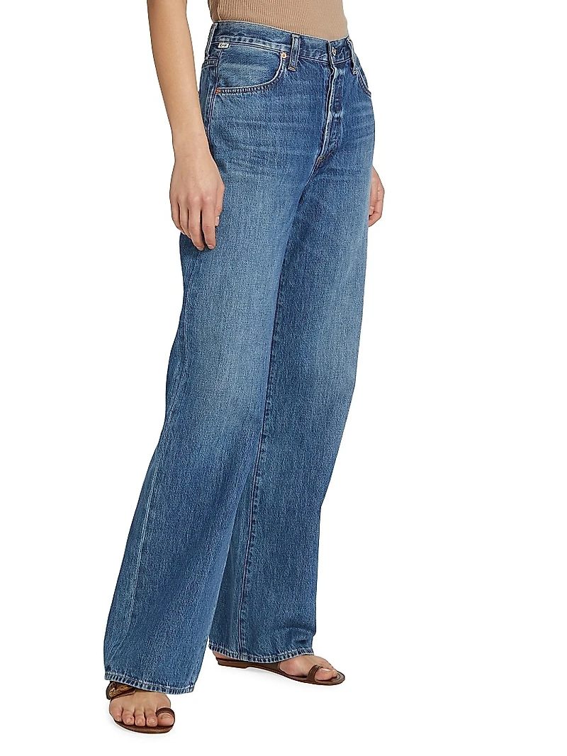 Annina High-Rise Rigid Wide-Leg Jeans