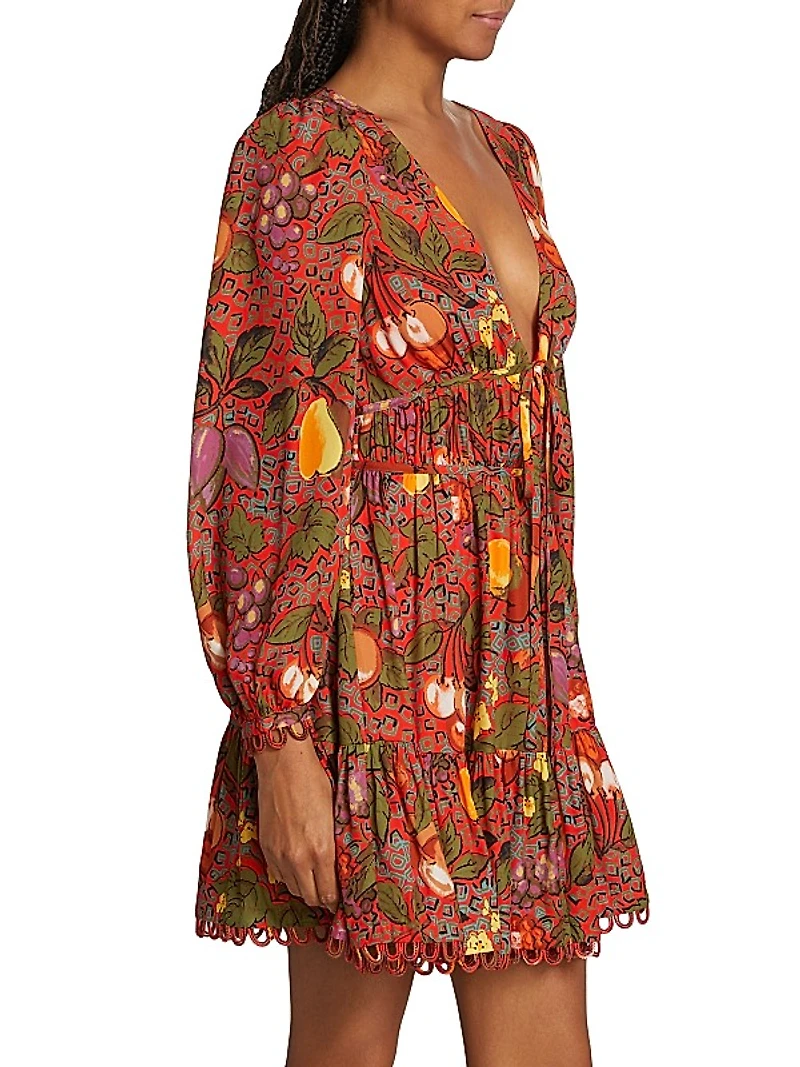 Rhedyn V-Neck Minidress