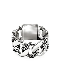 Classic Chain Silver Band Ring
