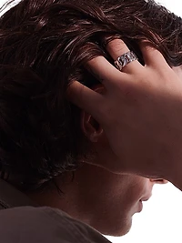 Classic Chain Silver Band Ring