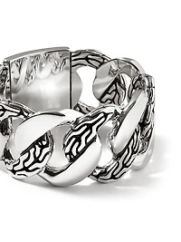 Classic Chain Silver Band Ring