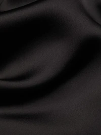 Maria Cowl-Neck Satin Midi-Dress
