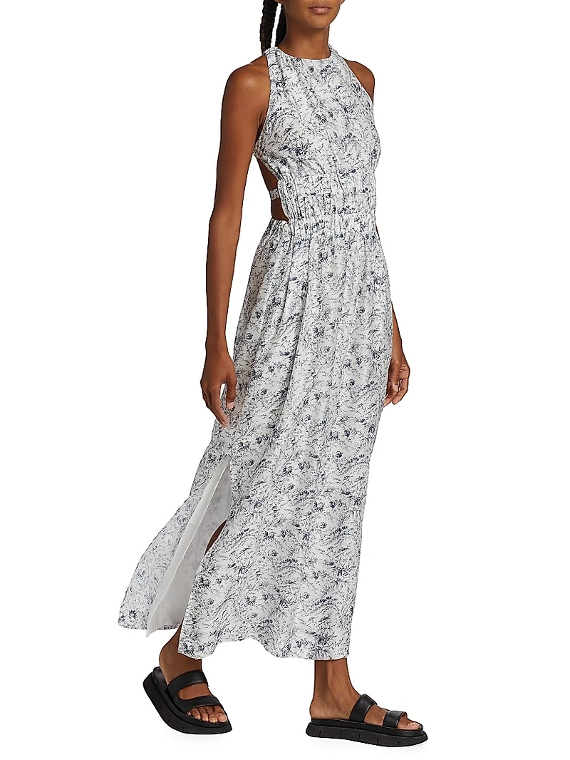 Dimitri Cross-Back Maxi Dress