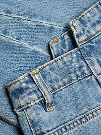 Five-Pocket Wide-Leg Jeans