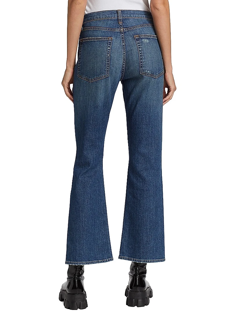 Bootcut Mid-Rise Jeans