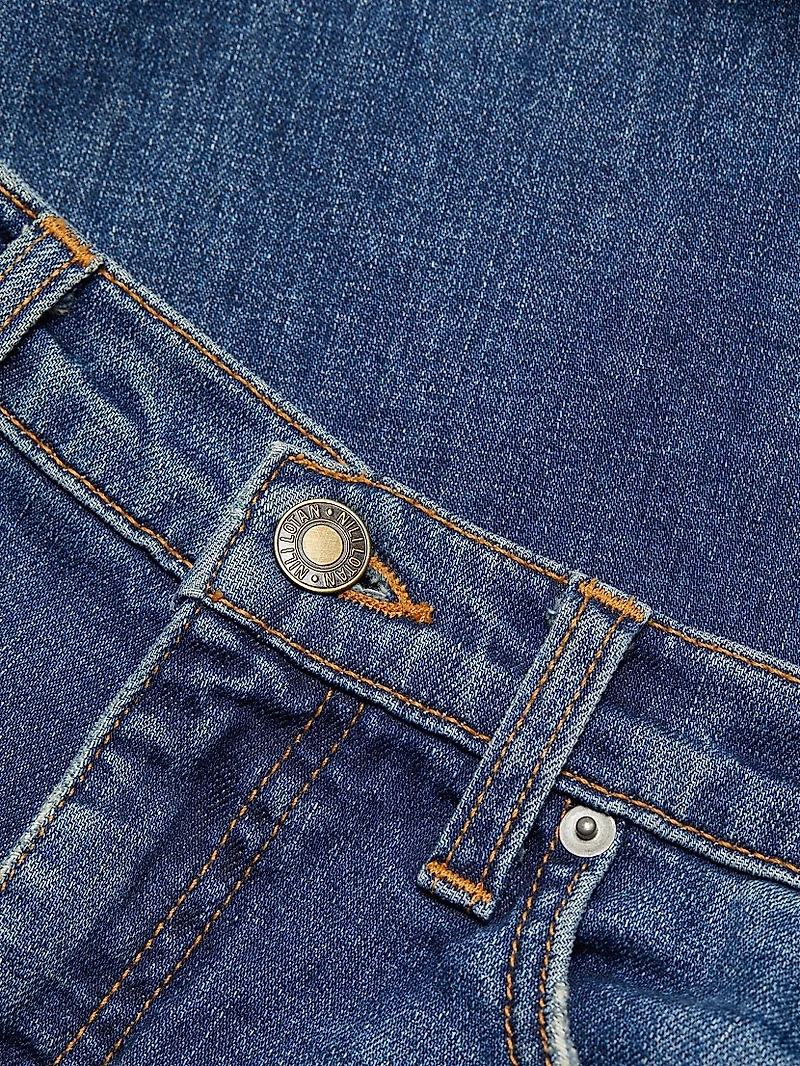 Bootcut Mid-Rise Jeans