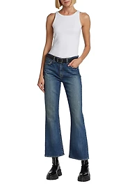 Bootcut Mid-Rise Jeans