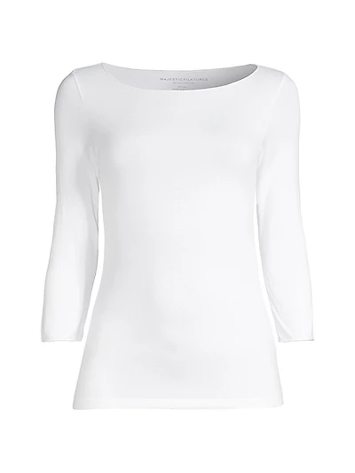 Merrow Soft Touch Boatneck Top