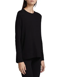Soft Touch Pleated Top