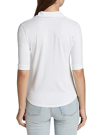 Soft Touch Elbow-Sleeve Pocket Shirt