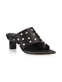 Verona Embellished Satin Sandals