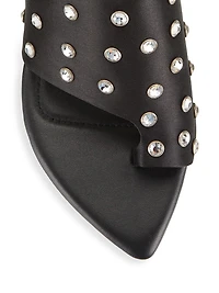 Verona Embellished Satin Sandals