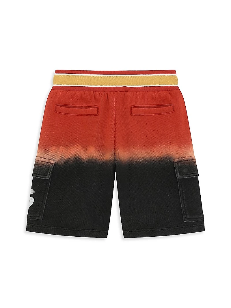 Kid's Logo Dip-Dye Shorts