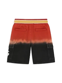 Kid's Logo Dip-Dye Shorts