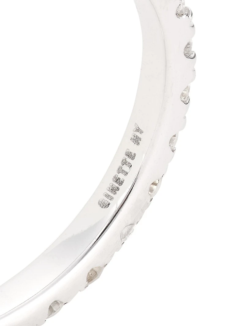 Be Mine 18K White Gold & Diamond Large Eternity Band