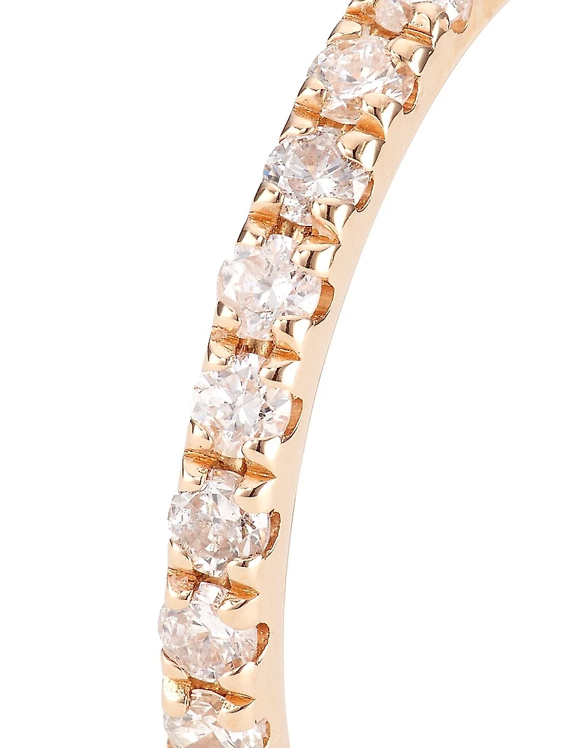 Be Mine 18K Rose Gold & Diamond Large Band