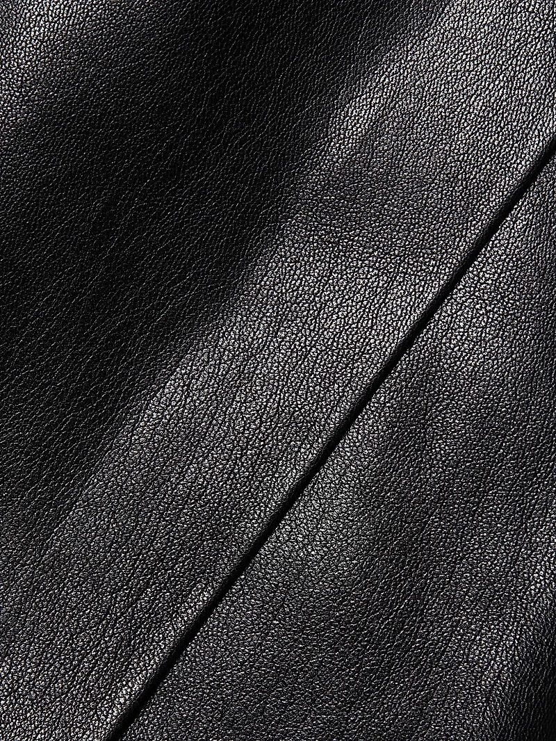 Siobhan Faux Leather Midi-Skirt