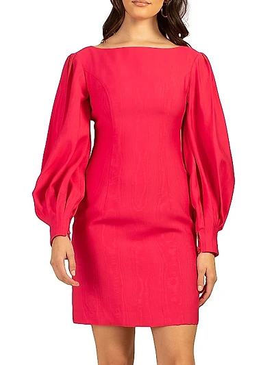 Hiya Bishop-Sleeve Minidress