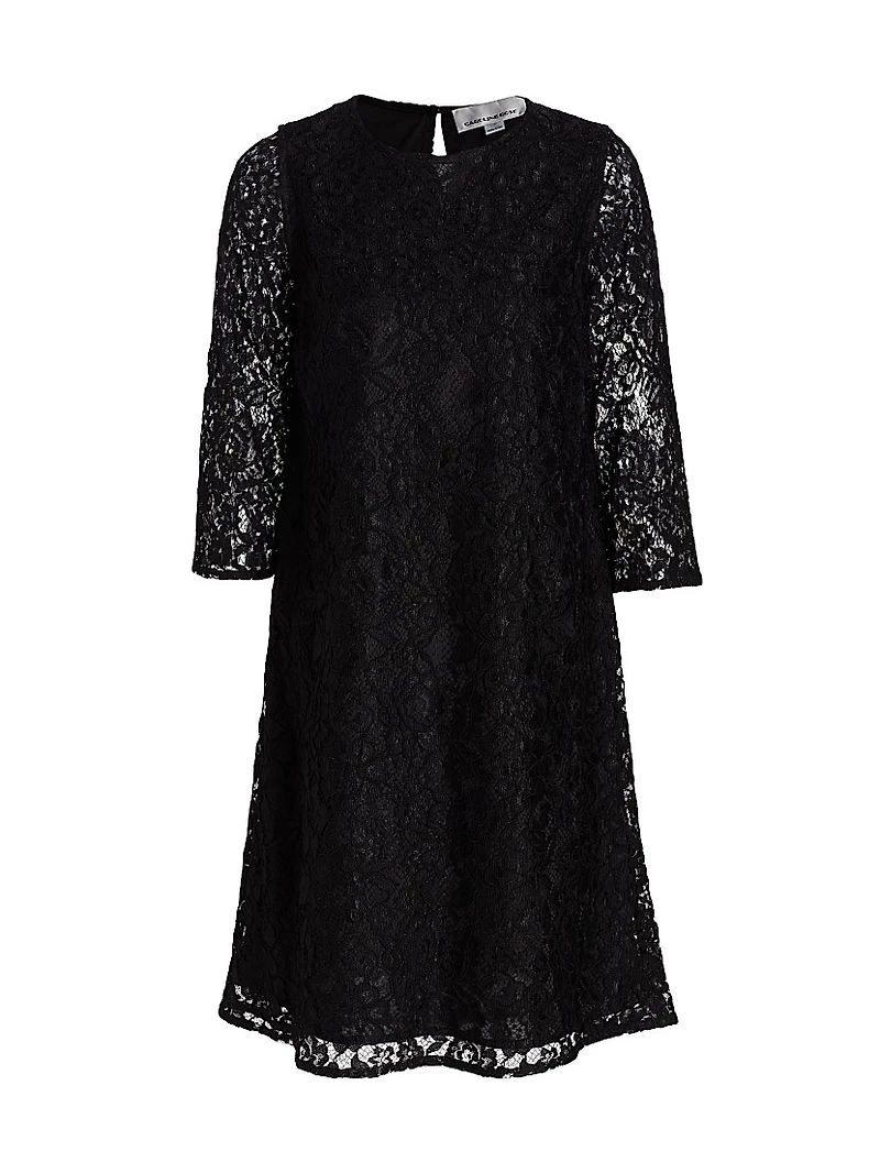 Flora Lace Knit Swing Dress