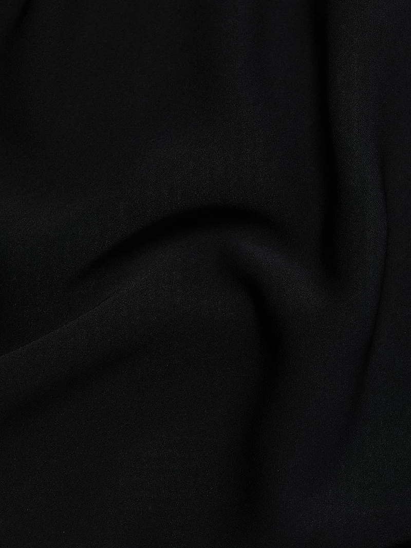 Julia Crepe Bell-Sleeve Tunic