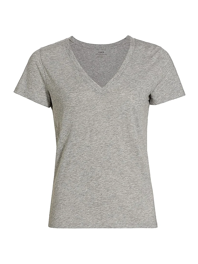 Plunging V-Neck T-Shirt