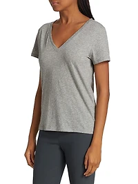 Plunging V-Neck T-Shirt