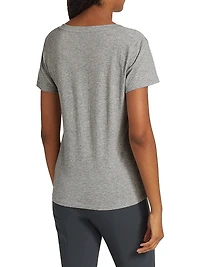 Plunging V-Neck T-Shirt
