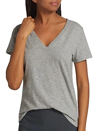 Plunging V-Neck T-Shirt