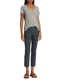 Plunging V-Neck T-Shirt