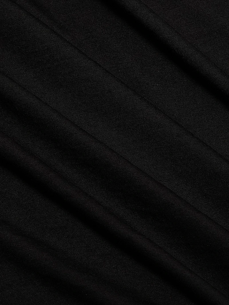 Jersey Boatneck Long-Sleeve T-Shirt