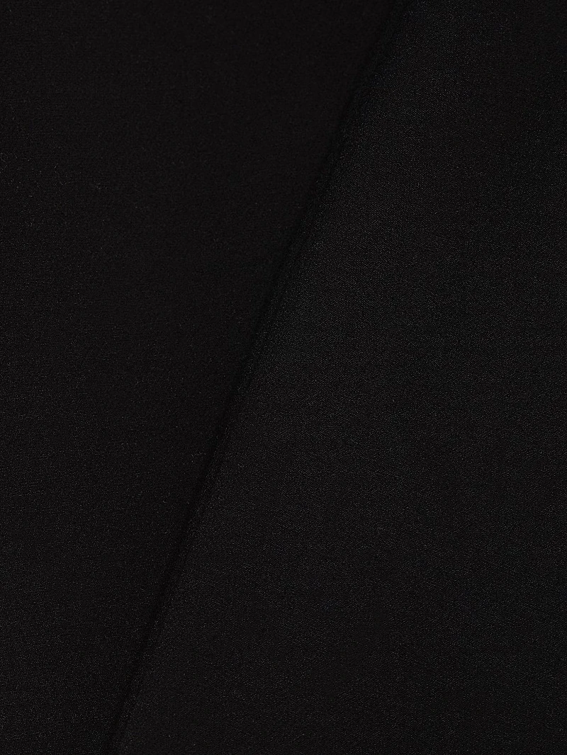 Cotton-Blend Cropped Pants