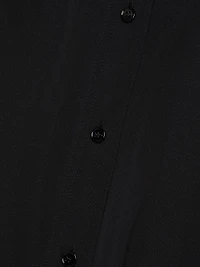 Silk-Blend Slim-Fit Blouse