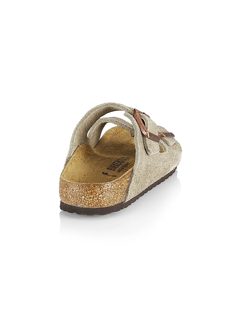 Kid's Arizona Double Buckle Suede Sandals